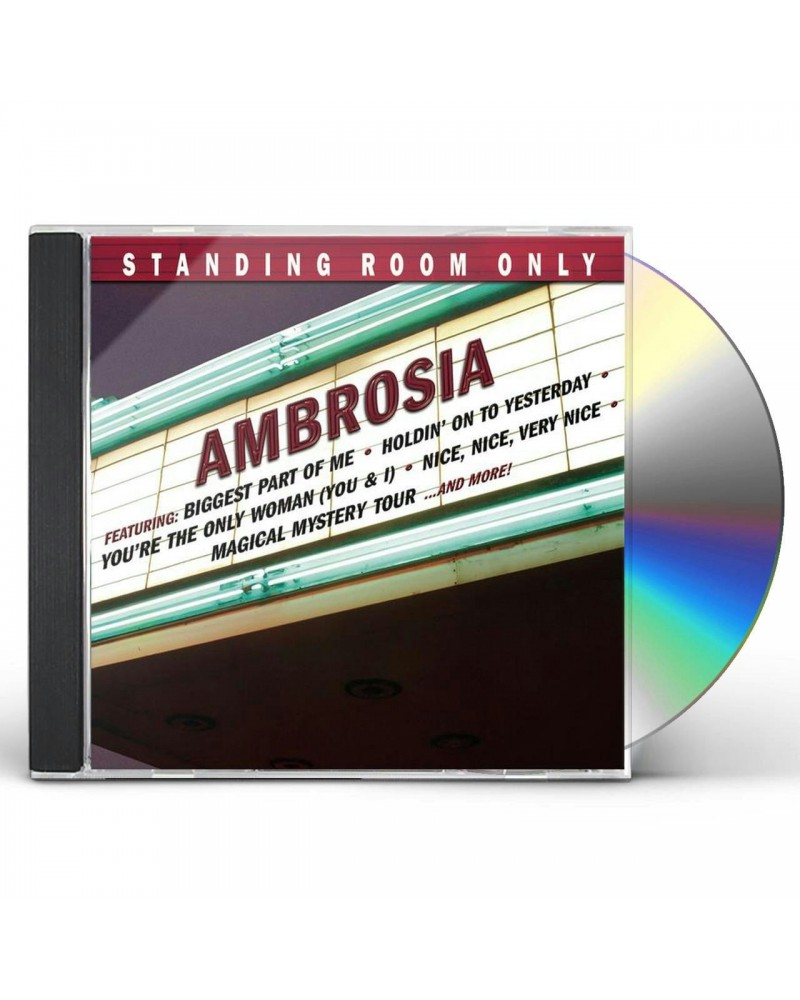 Ambrosia(@) STANDING ROOM ONLY CD $6.85 CD