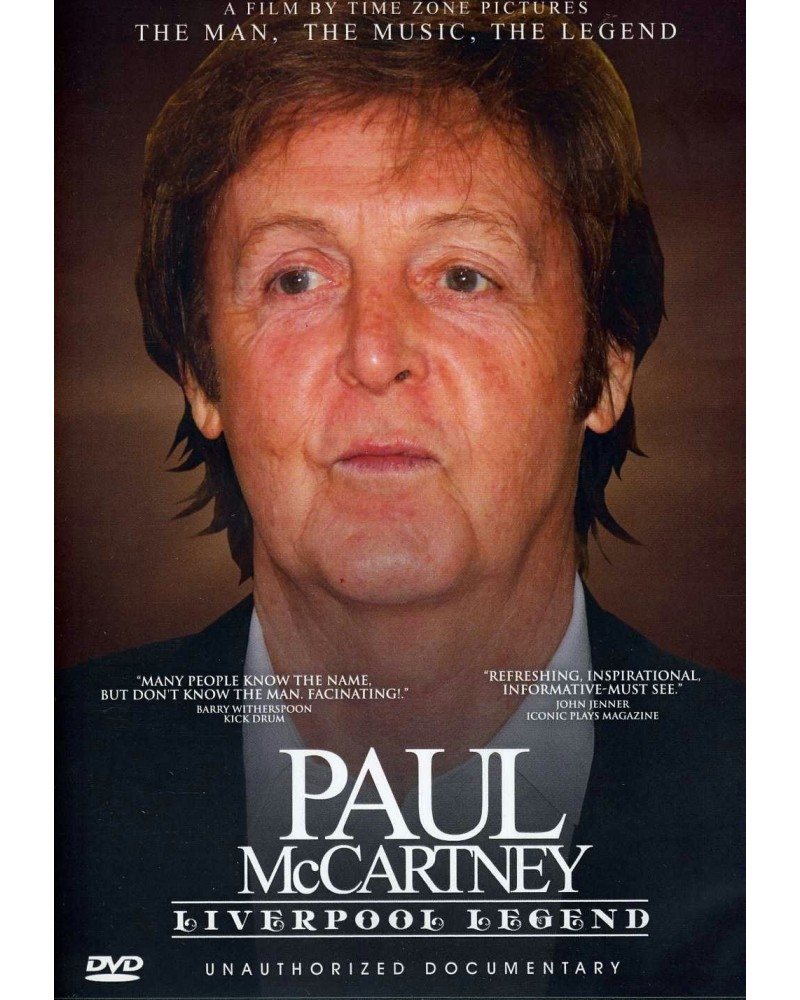 Paul McCartney LIVERPOOL LEGEND: UNAUTHORIZED DOCUMENTARY DVD $4.17 Videos