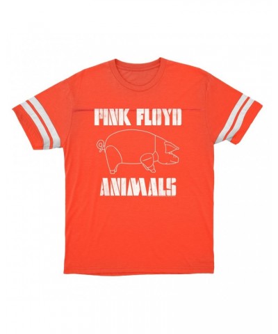 Pink Floyd T-Shirt | David Gilmour's Animals Concert Design Football Shirt $14.17 Shirts