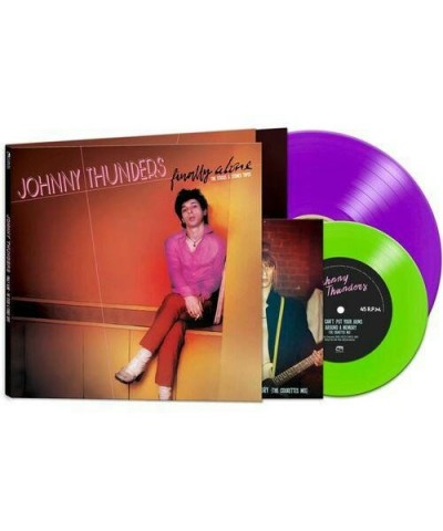 Johnny Thunders Finally Alone (Purple/Green) Vinyl Record $18.06 Vinyl