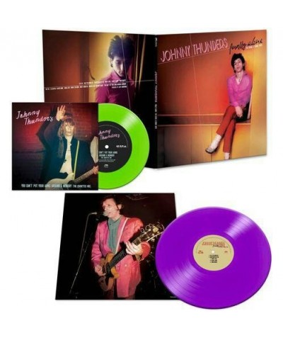 Johnny Thunders Finally Alone (Purple/Green) Vinyl Record $18.06 Vinyl