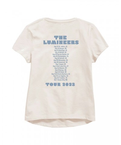 The Lumineers 2023 Tour Ladies Tan Tee $20.70 Shirts