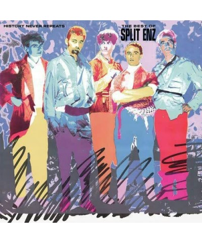 Split Enz HISTORY NEVER REPEATS - THE BEST OF SPLIT ENZ (RED VINYL) Vinyl Record $9.18 Vinyl