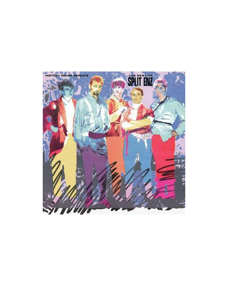 Split Enz HISTORY NEVER REPEATS - THE BEST OF SPLIT ENZ (RED VINYL) Vinyl Record $9.18 Vinyl