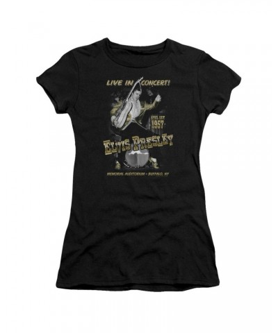 Elvis Presley Juniors Shirt | LIVE IN BUFFALO Juniors T Shirt $6.30 Shirts