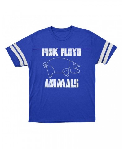 Pink Floyd T-Shirt | David Gilmour's Animals Concert Design Football Shirt $14.17 Shirts