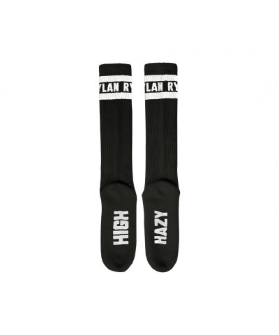 The National Rylan Knee High Socks (Black/White) $4.65 Footware