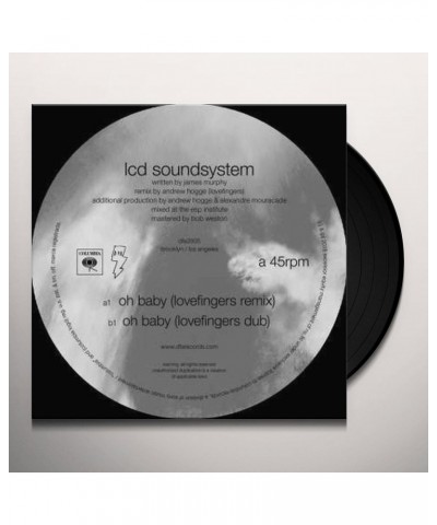 LCD Soundsystem Oh Baby (Lovefingers Remixes) Vinyl Record $7.19 Vinyl