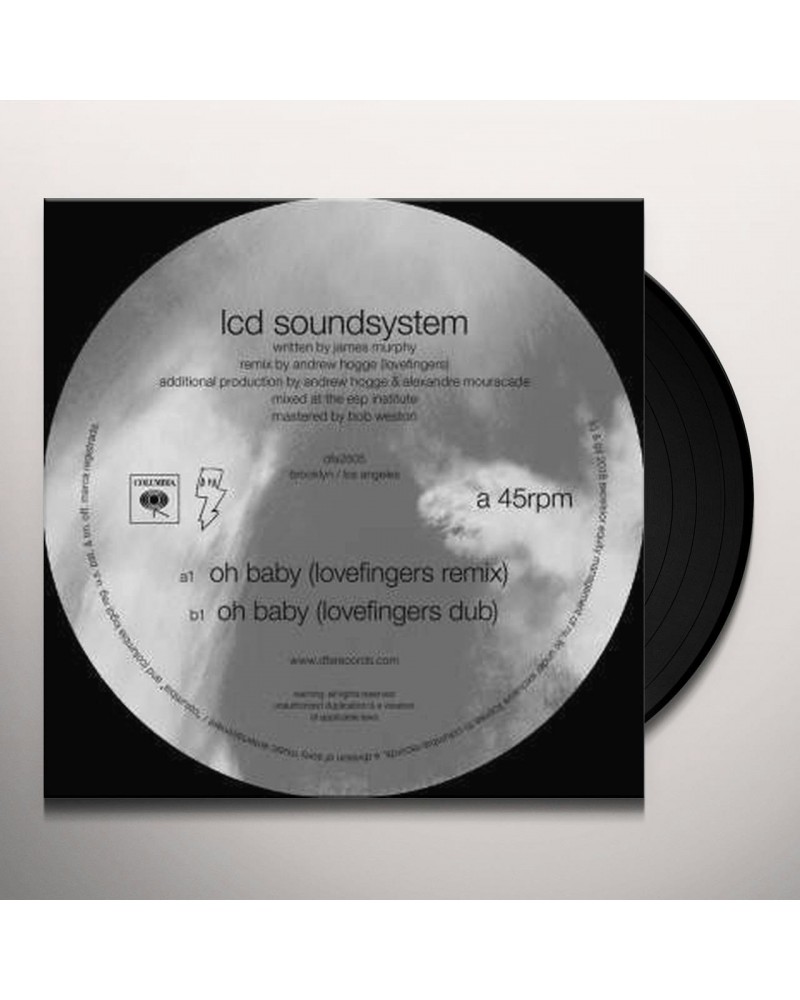 LCD Soundsystem Oh Baby (Lovefingers Remixes) Vinyl Record $7.19 Vinyl