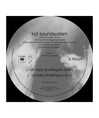 LCD Soundsystem Oh Baby (Lovefingers Remixes) Vinyl Record $7.19 Vinyl