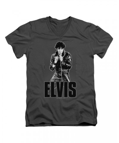 Elvis Presley T Shirt (Slim Fit) | LEATHER Slim-fit Tee $9.50 Shirts