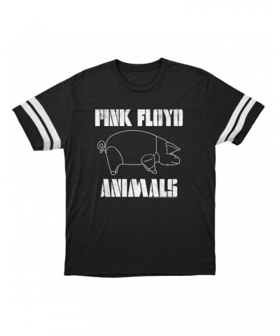 Pink Floyd T-Shirt | David Gilmour's Animals Concert Design Football Shirt $14.17 Shirts