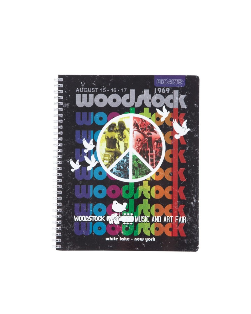 Woodstock Rainbow Repeating Logo Notebook $2.47 Accessories