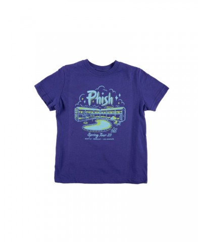 Phish Kid's Roadside Motel Spring Tee on Grape Purple $12.25 Shirts