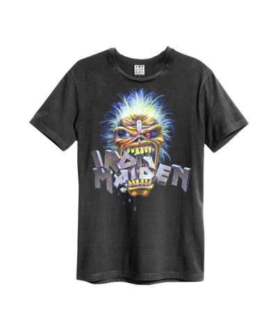 Iron Maiden T Shirt - Maiden Chomp Amplified Vintage $16.49 Shirts