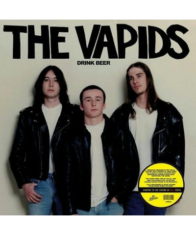 The Vapids DRINK BEER Vinyl Record $7.00 Vinyl