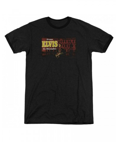 Elvis Presley Shirt | FROM ELVIS IN MEMPHIS Premium Ringer Tee $10.34 Shirts