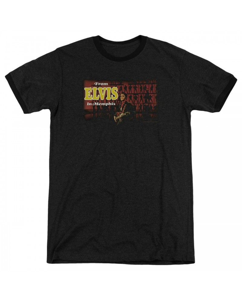 Elvis Presley Shirt | FROM ELVIS IN MEMPHIS Premium Ringer Tee $10.34 Shirts