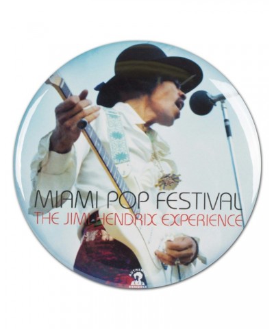 Jimi Hendrix Miami Pop Festival Button $0.64 Accessories