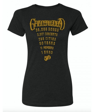 Grateful Dead Women's 50th Concert Tee (Black) $7.20 Shirts