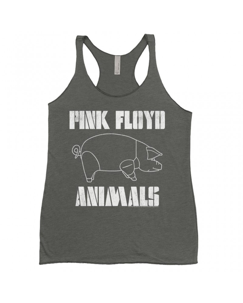 Pink Floyd Ladies' Tank Top | David Gilmour's Animals Concert Design Shirt $13.61 Shirts