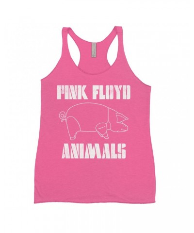 Pink Floyd Ladies' Tank Top | David Gilmour's Animals Concert Design Shirt $13.61 Shirts