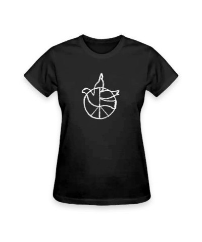 Neil Young Peace Dove Black T-shirt Ladies $11.90 Shirts