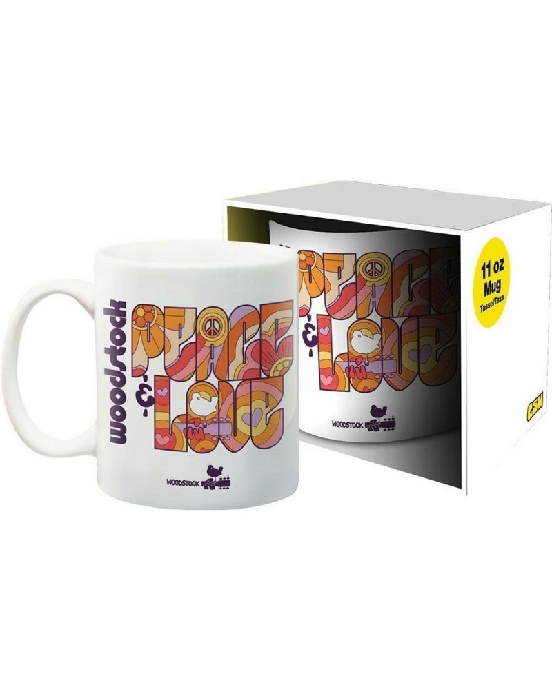 Woodstock Peace and Love 11oz Boxed Mug $5.55 Drinkware