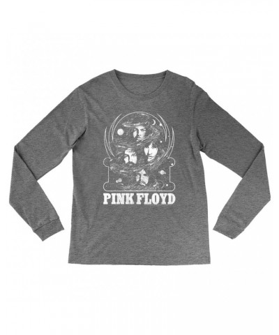 Pink Floyd Heather Long Sleeve Shirt | Band Universe Design Shirt $14.38 Shirts