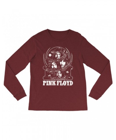 Pink Floyd Heather Long Sleeve Shirt | Band Universe Design Shirt $14.38 Shirts