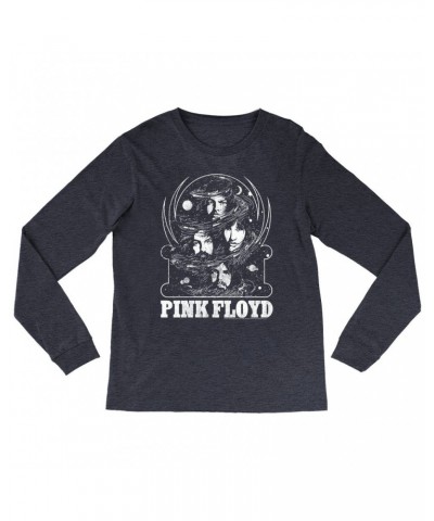 Pink Floyd Heather Long Sleeve Shirt | Band Universe Design Shirt $14.38 Shirts