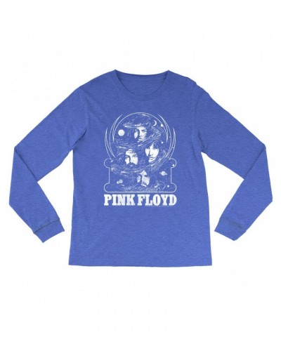 Pink Floyd Heather Long Sleeve Shirt | Band Universe Design Shirt $14.38 Shirts