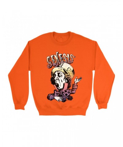 Genesis Bright Colored Sweatshirt | Colorful Ombre Mad Hatter Sweatshirt $15.38 Sweatshirts