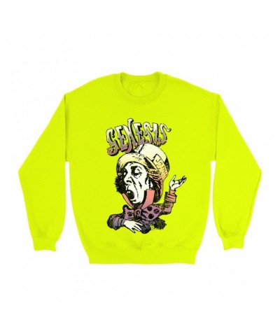 Genesis Bright Colored Sweatshirt | Colorful Ombre Mad Hatter Sweatshirt $15.38 Sweatshirts