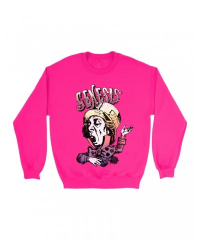 Genesis Bright Colored Sweatshirt | Colorful Ombre Mad Hatter Sweatshirt $15.38 Sweatshirts