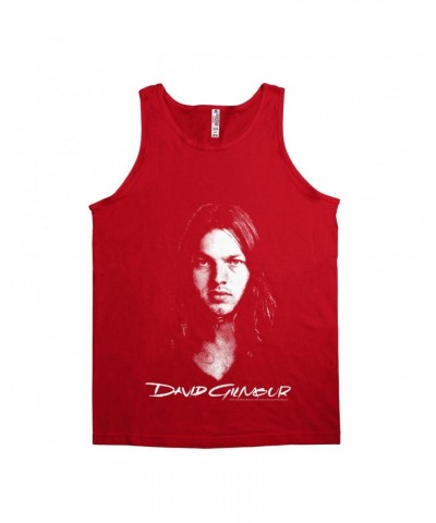 David Gilmour Unisex Tank Top | Portrait And Logo Shirt $8.73 Shirts