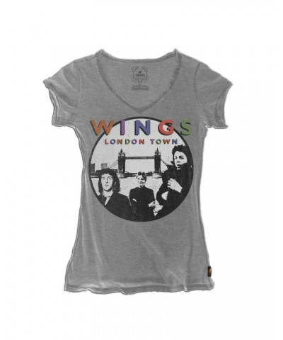 Paul McCartney Trunk Wings London Town V-Neck Tee $28.78 Shirts