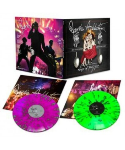 Jane's Addiction LP Vinyl Record - Alive At Twenty-Five - Ritual De Lo Habitual Live (Purple/Green Splatter Vinyl) $26.77 Vinyl