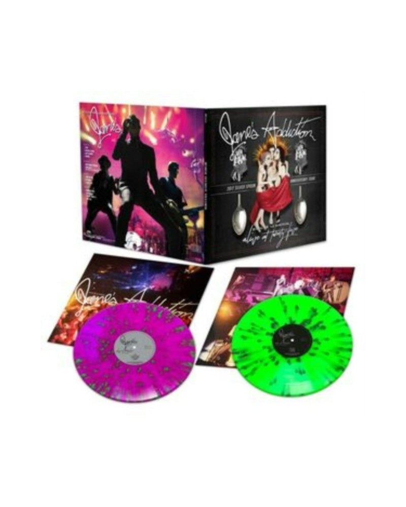 Jane's Addiction LP Vinyl Record - Alive At Twenty-Five - Ritual De Lo Habitual Live (Purple/Green Splatter Vinyl) $26.77 Vinyl