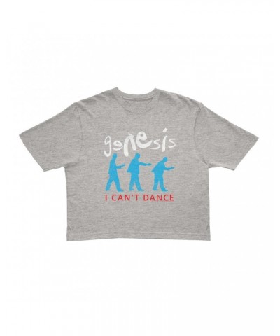 Genesis Ladies' Crop Tee | I Can't Dance Logo Distressed Crop T-shirt $13.48 Shirts