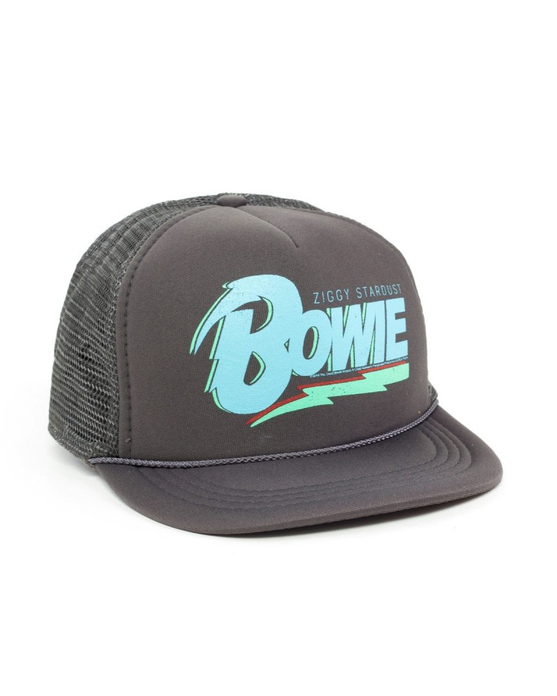 David Bowie Bowie Blue Logo Grey Hat $9.00 Hats