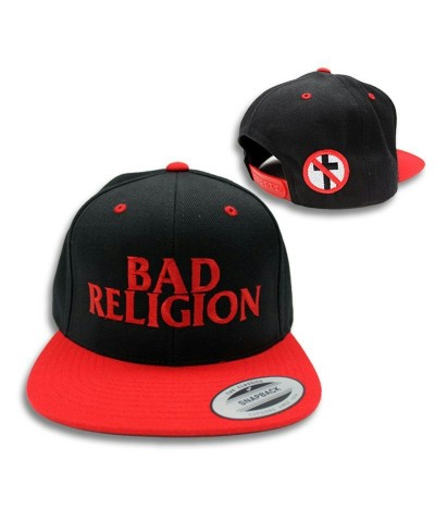 Bad Religion Logo Snapback (Black/Red) $11.48 Hats