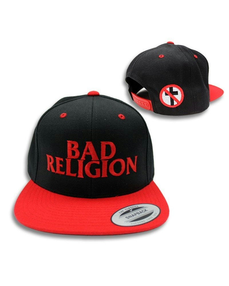 Bad Religion Logo Snapback (Black/Red) $11.48 Hats