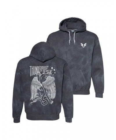 Thunderpussy Winged Cat Hoodie - Tie Dye $30.00 Sweatshirts