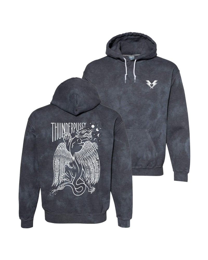 Thunderpussy Winged Cat Hoodie - Tie Dye $30.00 Sweatshirts