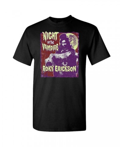 Roky Erickson Night Of The Vampire Black T-Shirt $10.20 Shirts