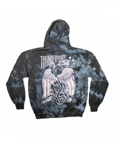 Thunderpussy Winged Cat Hoodie - Tie Dye $30.00 Sweatshirts