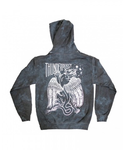 Thunderpussy Winged Cat Hoodie - Tie Dye $30.00 Sweatshirts