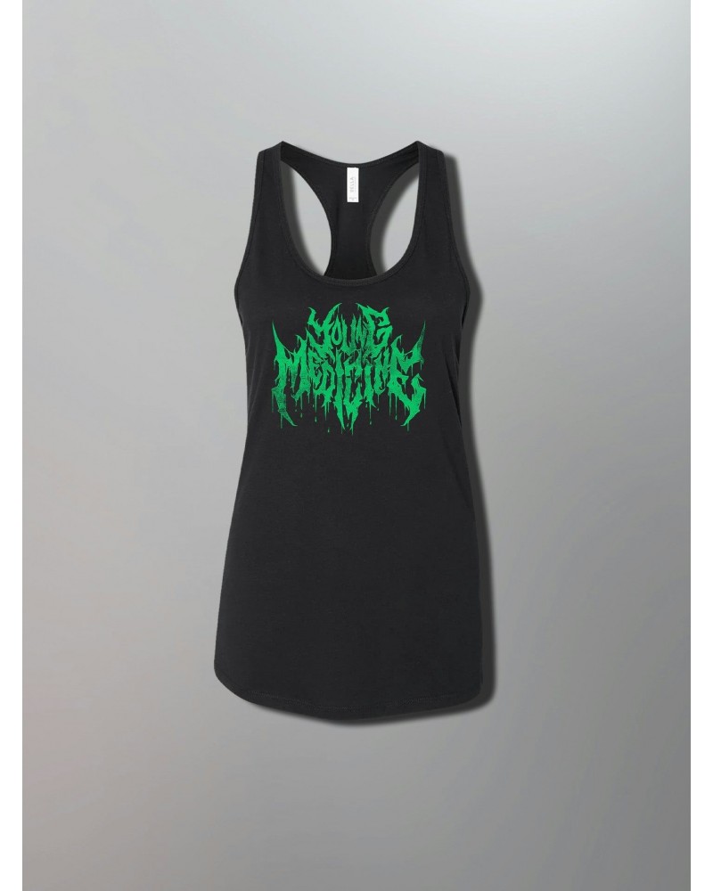 Young Medicine Green Slime Women's Tank $8.25 Shirts